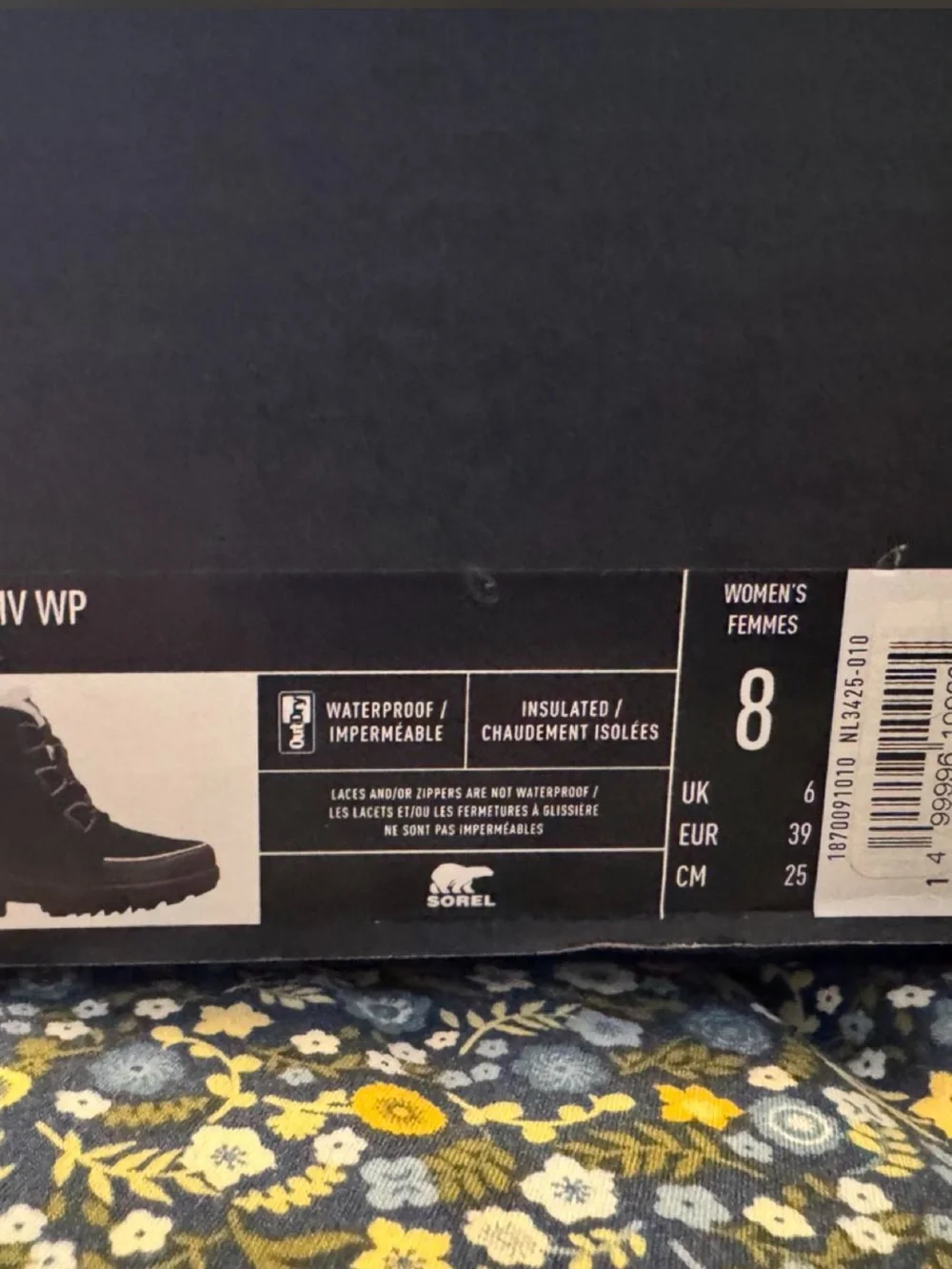 Sorel Black Faux-Fur Lined Waterproof Winter Boots